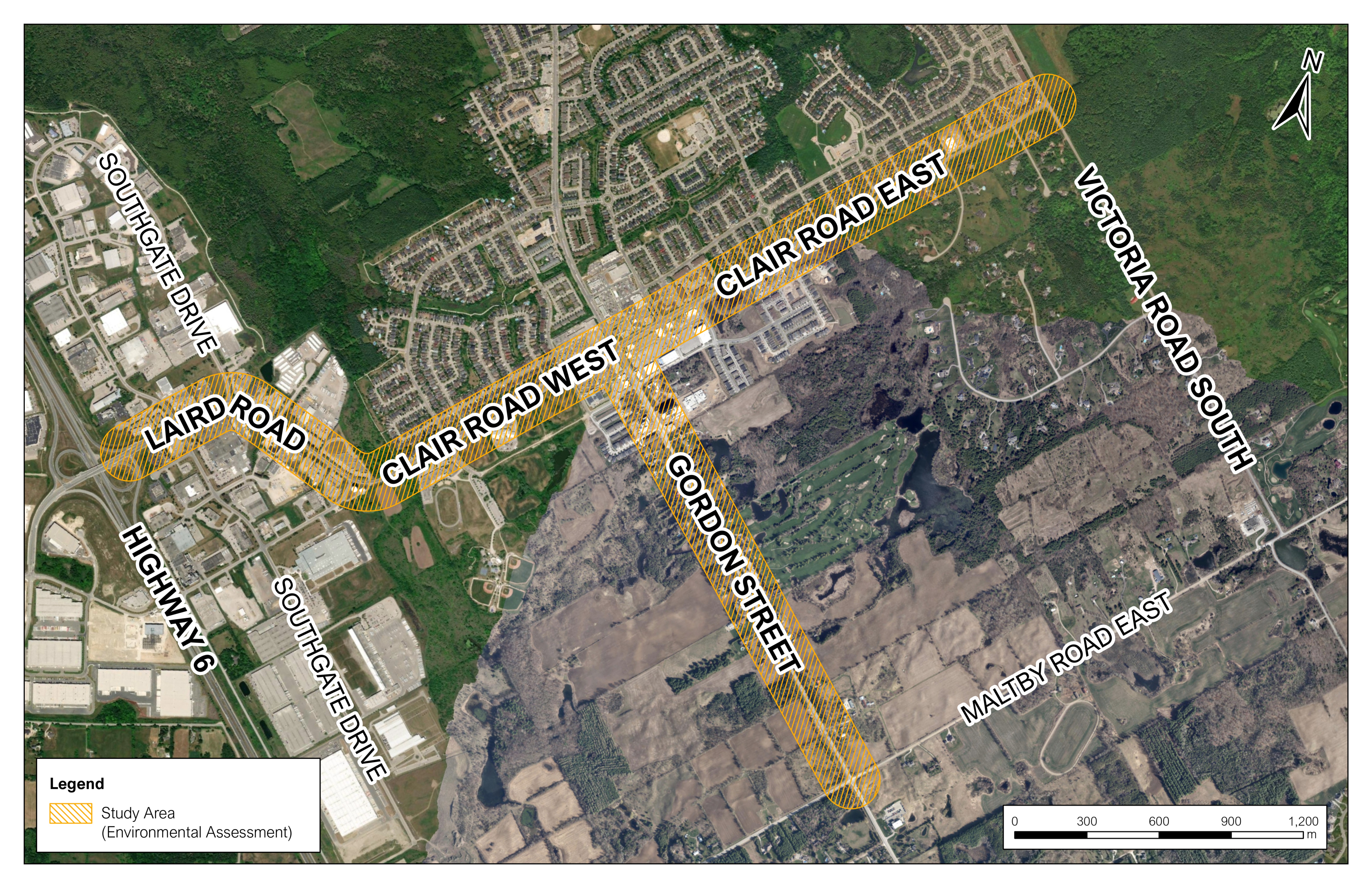 Map of study area