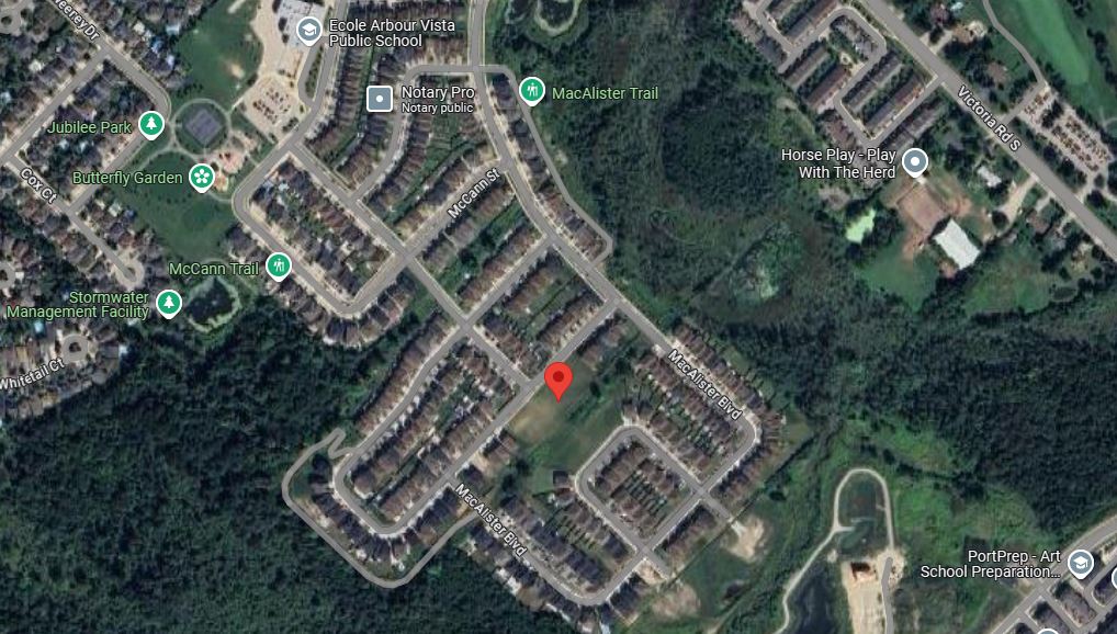 Future park location between Ambrous Cr. and John Brabson Cr.