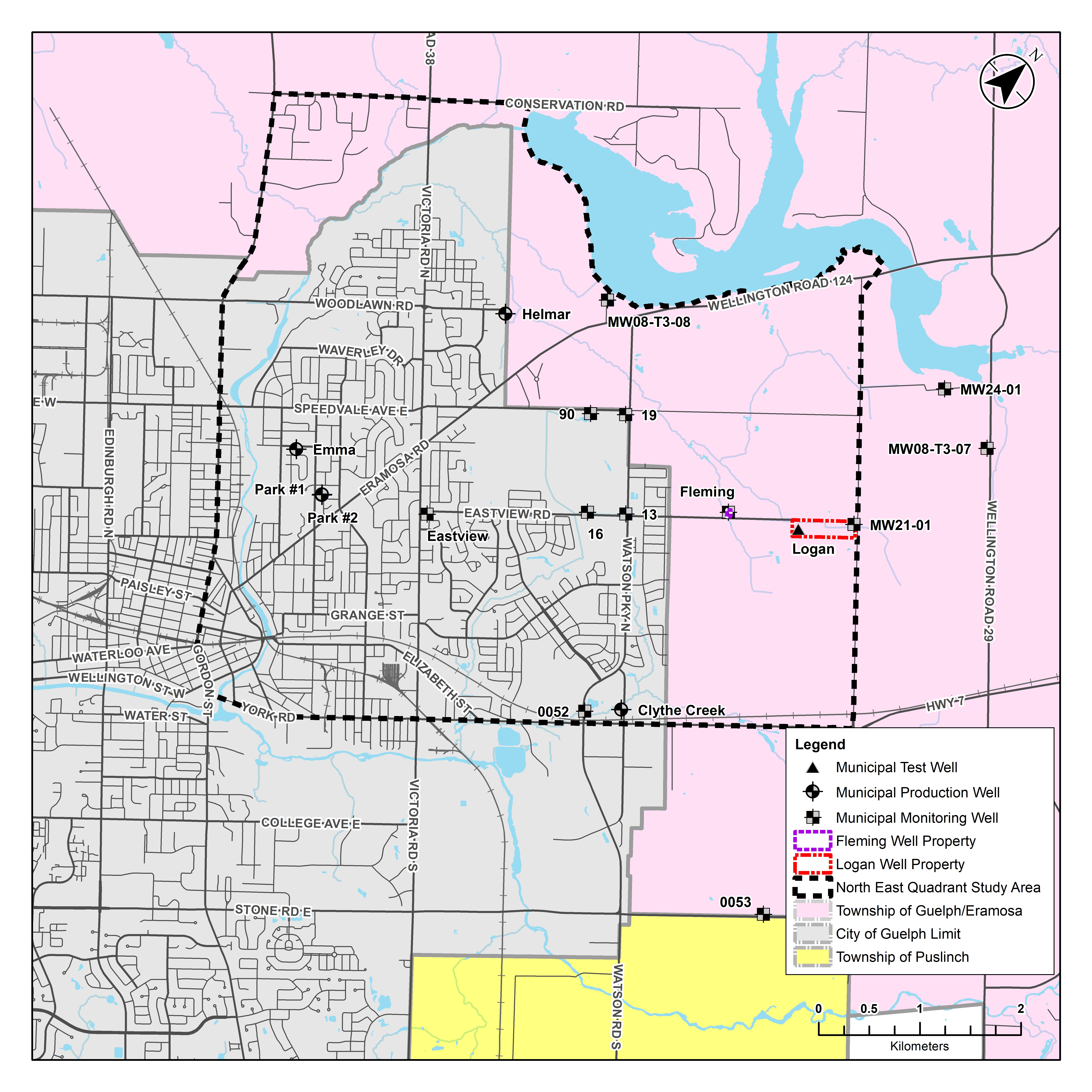 Study map area