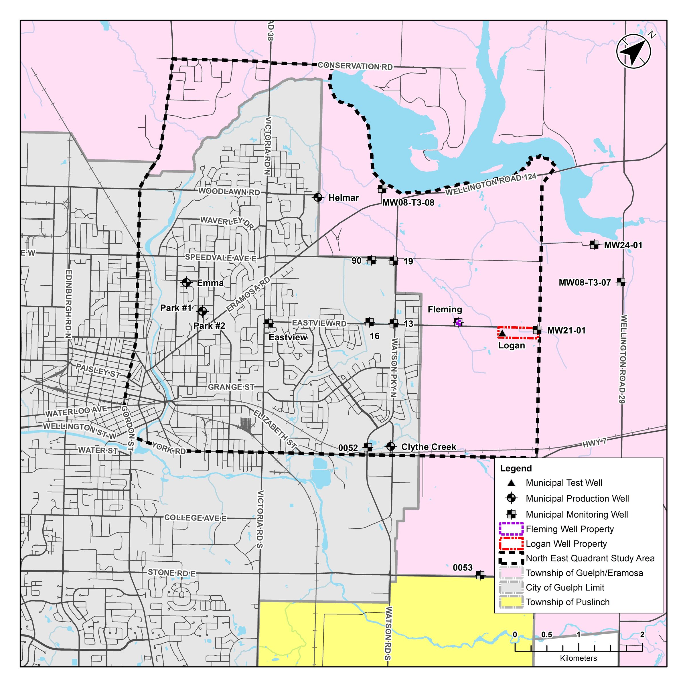 Study map area