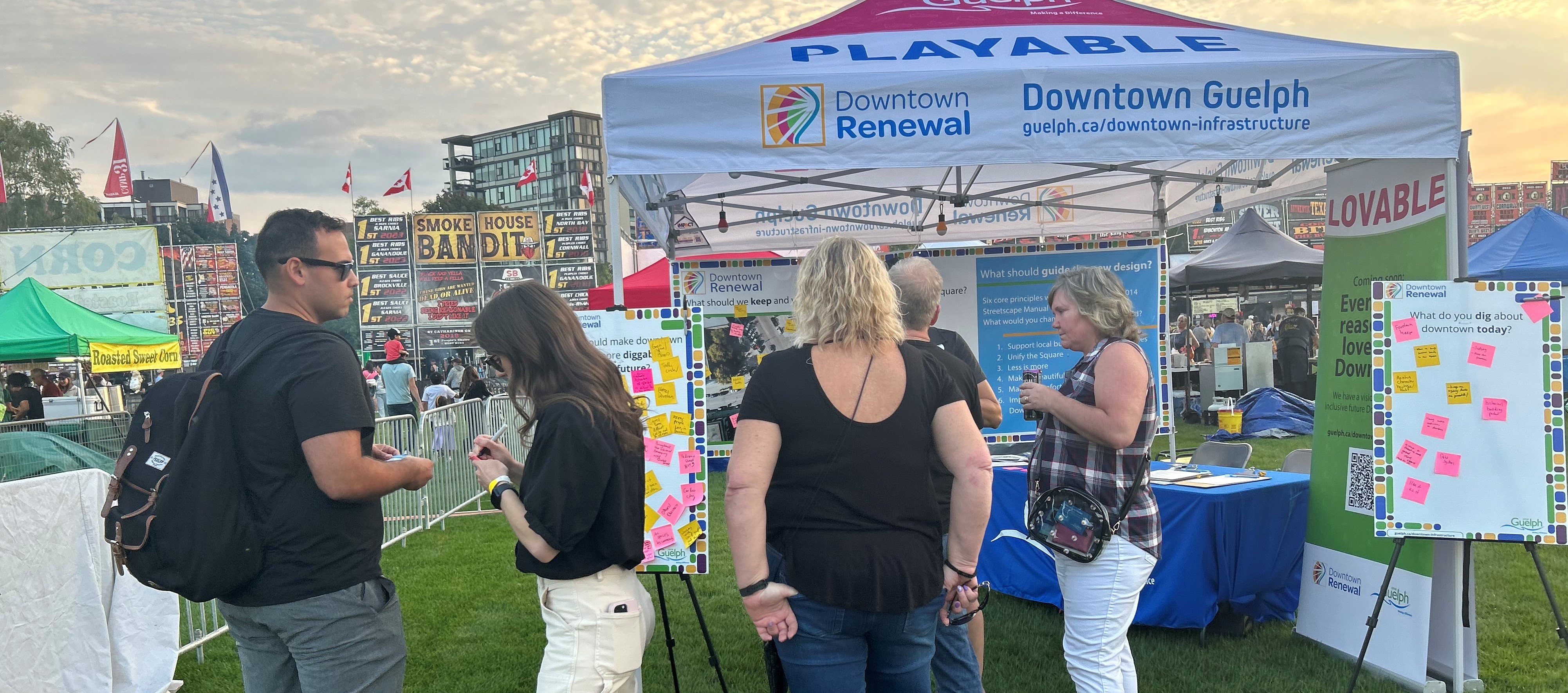 Community Engagement Team at Ribfest 2024