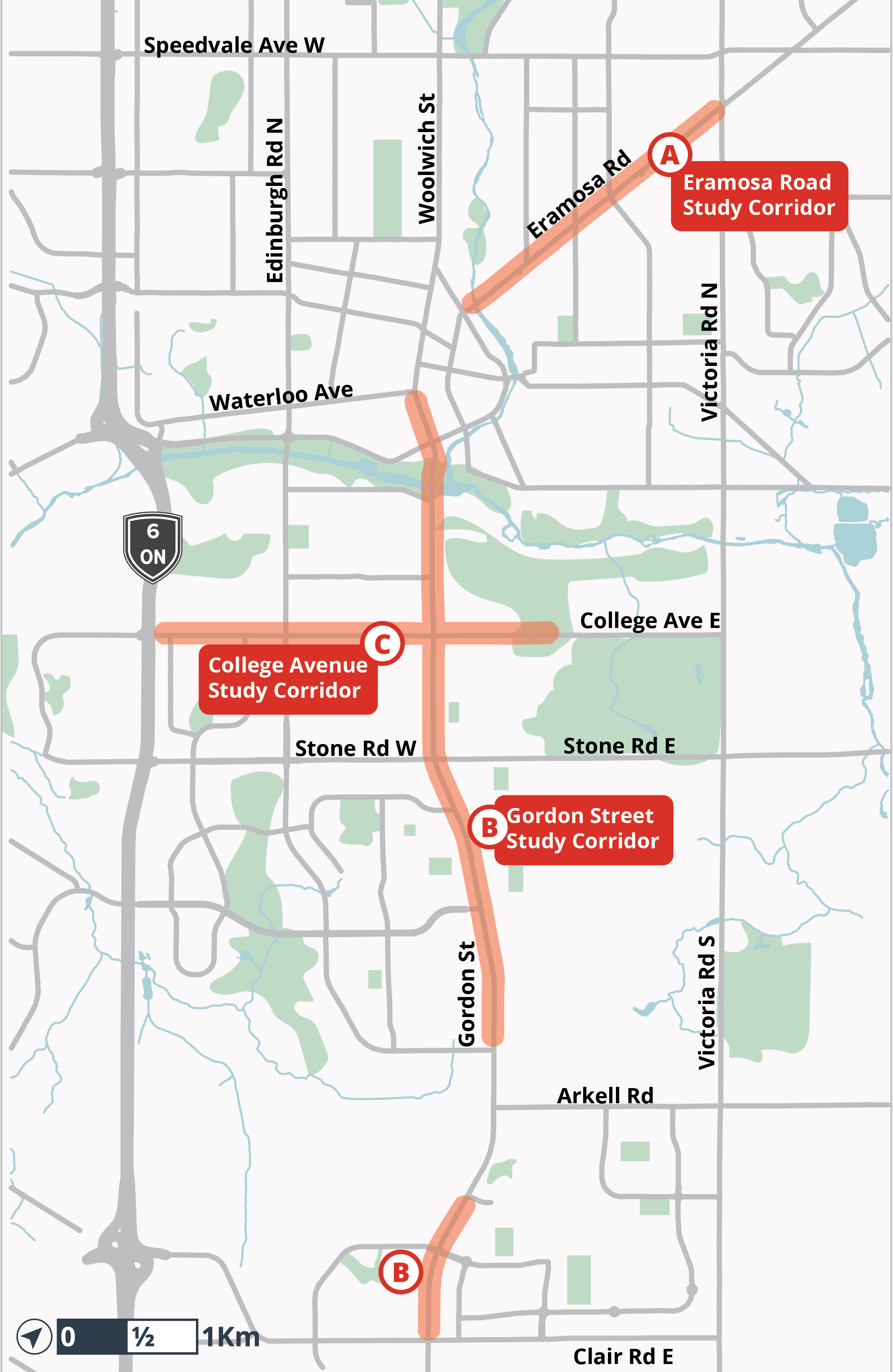 study map area