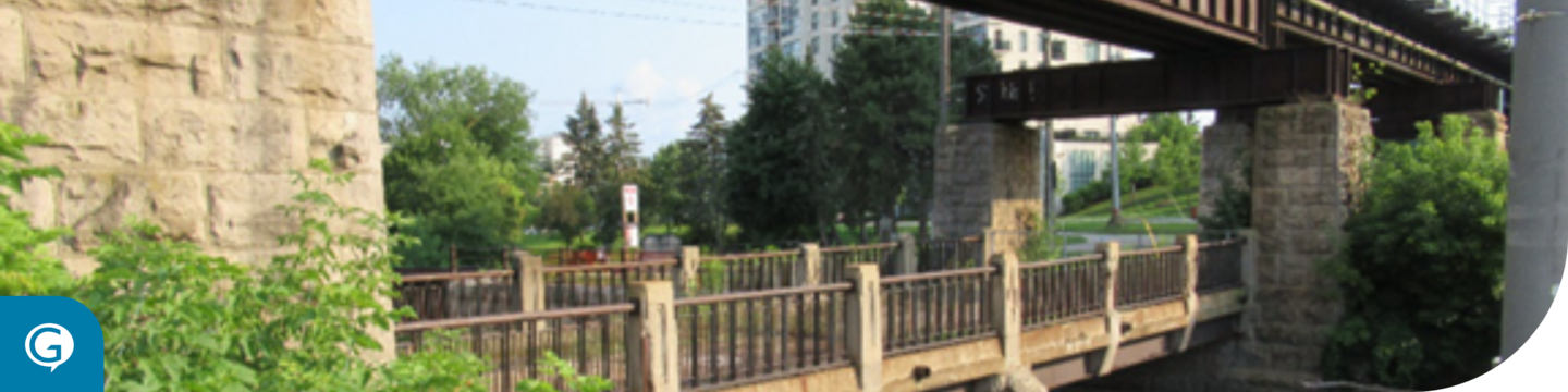 Allan's Dam bridge as seen from Madconell