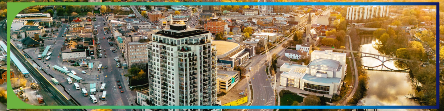 Aerial view of Guelph
